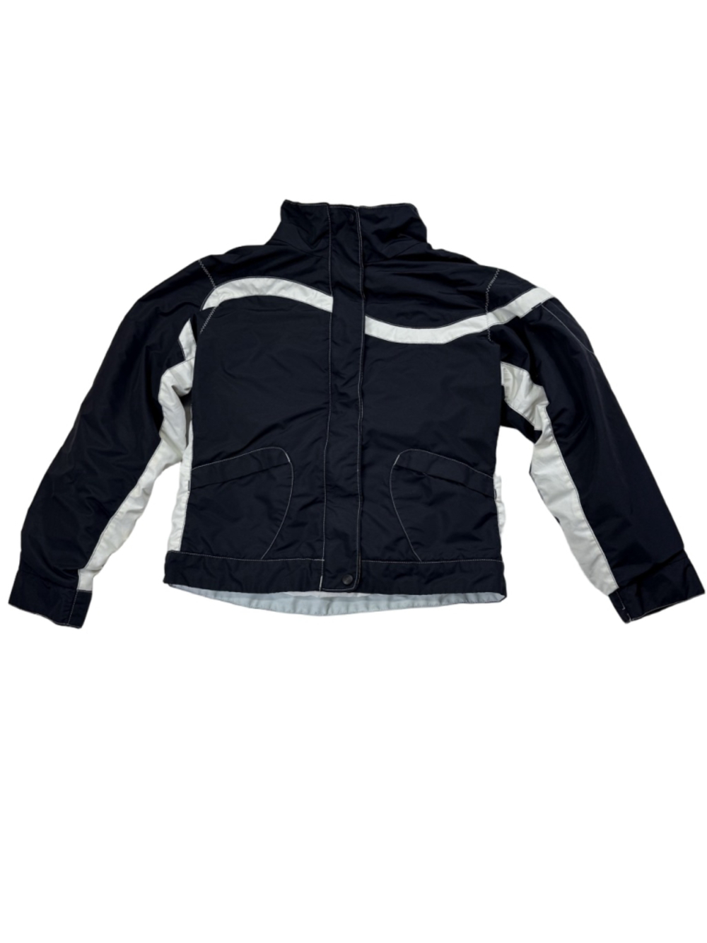 Women's‎ Columbia Insulated Black & White Ski & Snow Jacket Medium